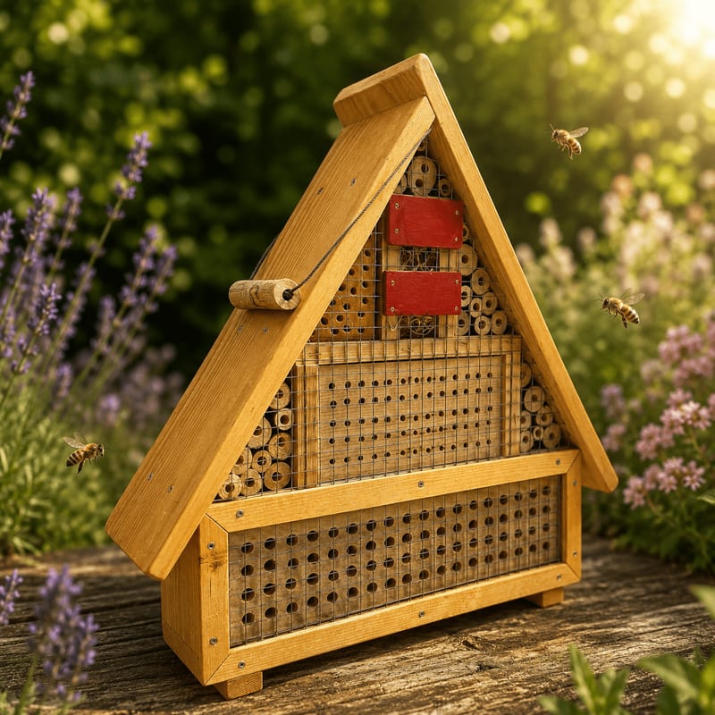 Insektenhotel & Wildbienenhotel sehr gross, im Garten