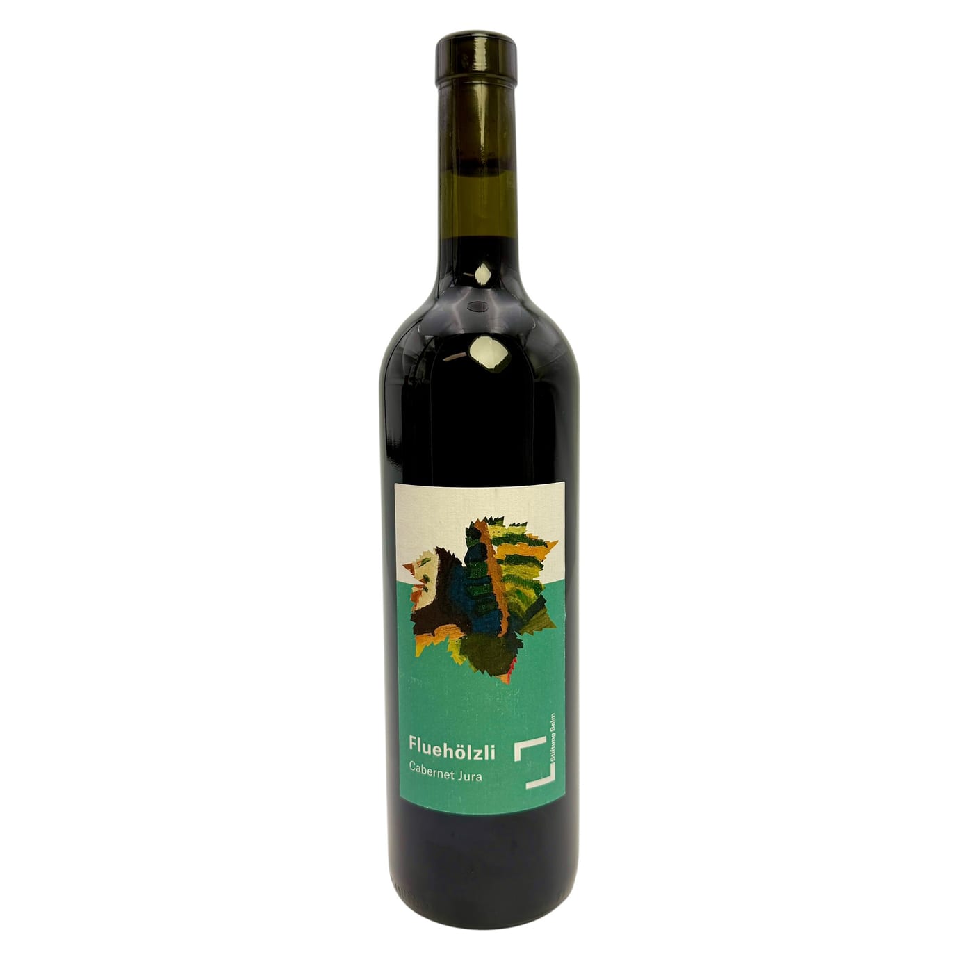 Bottiglia di vino rosso Fluehölzli Cabernet Jura 2022
