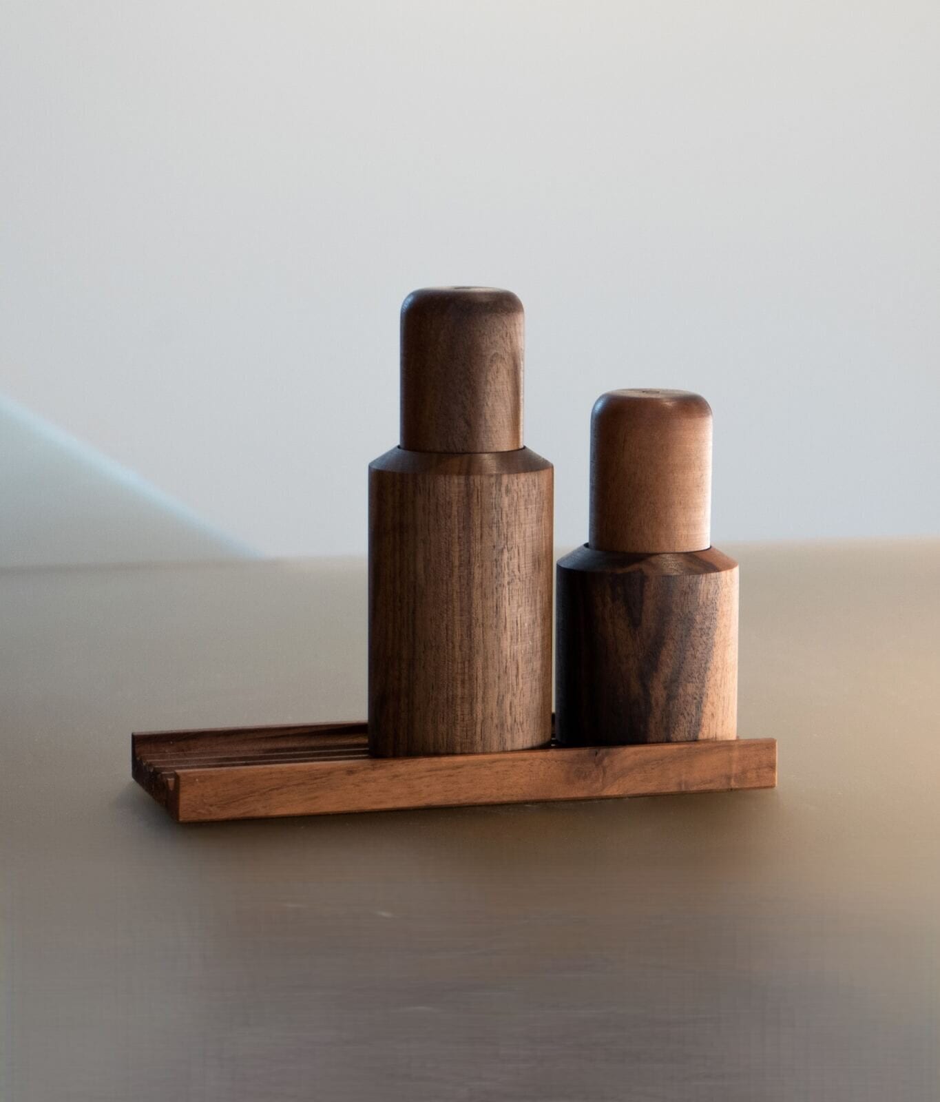 Salzmühle Holz Swiss Made personalisierbar, EdelWerk 0 Nuss