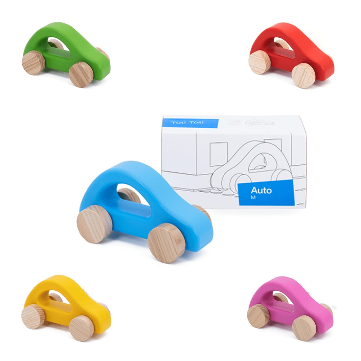 Spielauto aus Holz