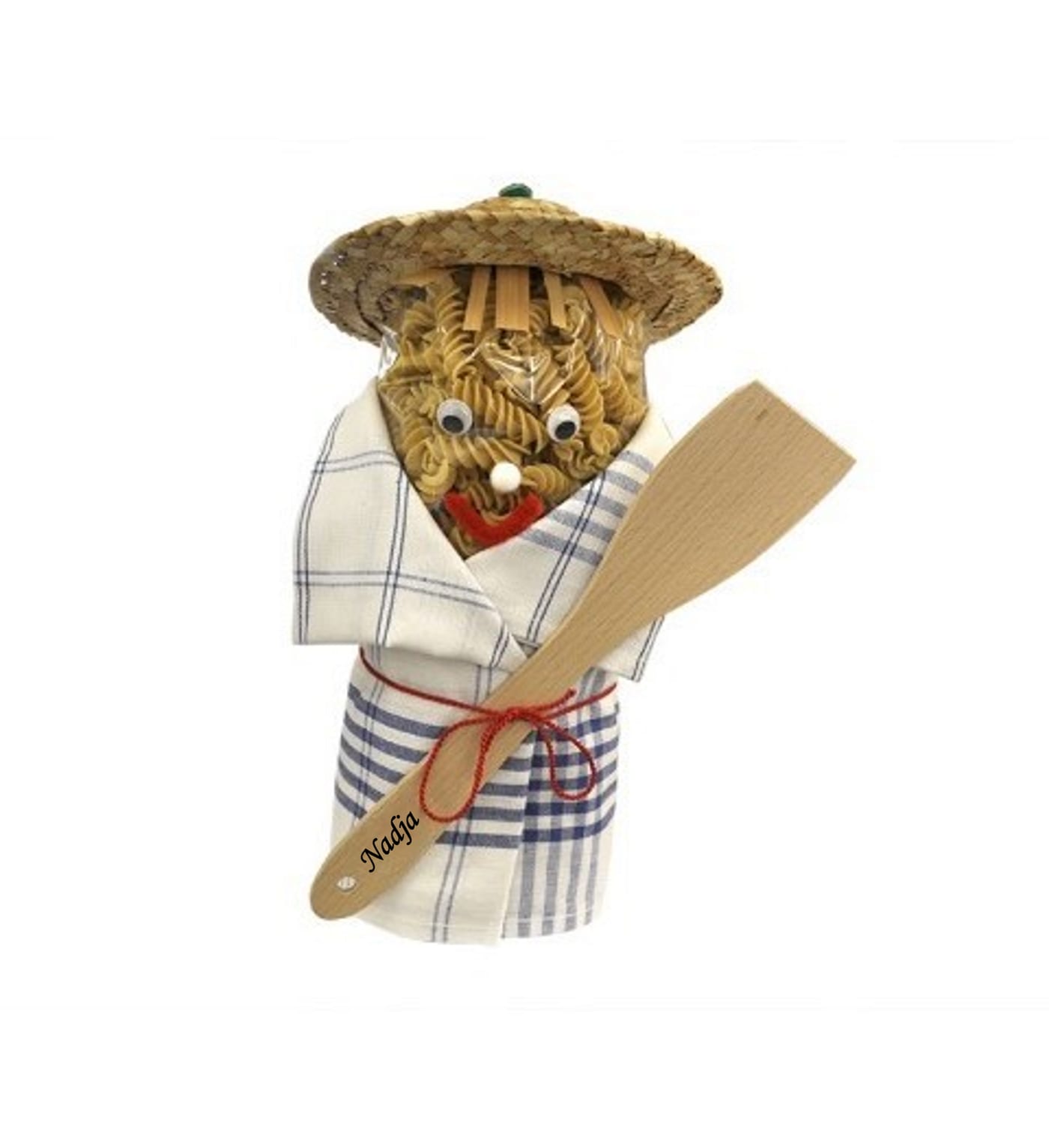 Teigino pasta figures · Optional engraving · Socially made, Blue · Laser engraving